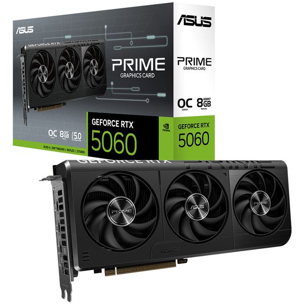 Asus Prime GeForce RTX 5060 OC PRIME-RTX5060-O8G 8GB GDDR7 Ekran Kartı