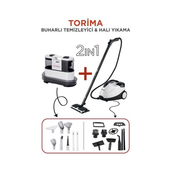 Torima CX-002B Beyaz Halı ve Koltuk Yıkama Makinesi
