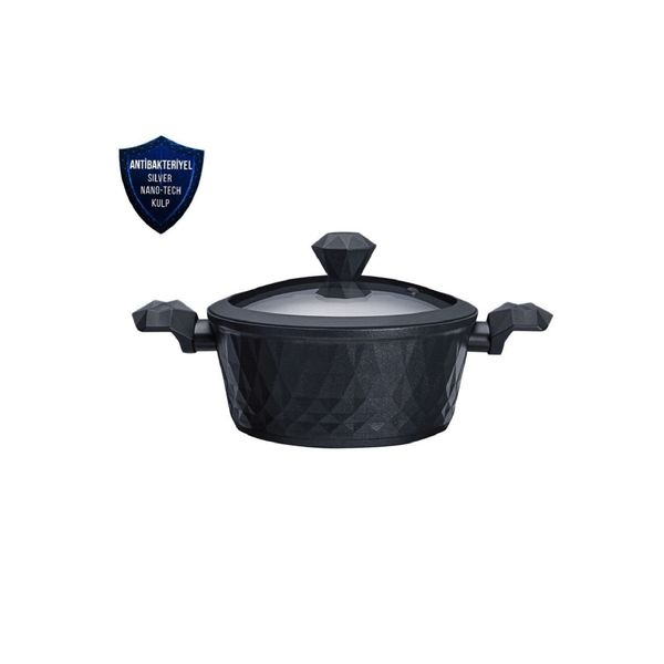 Karaca Biodiamond Antibakteriyel Kulp 28 cm Tencere