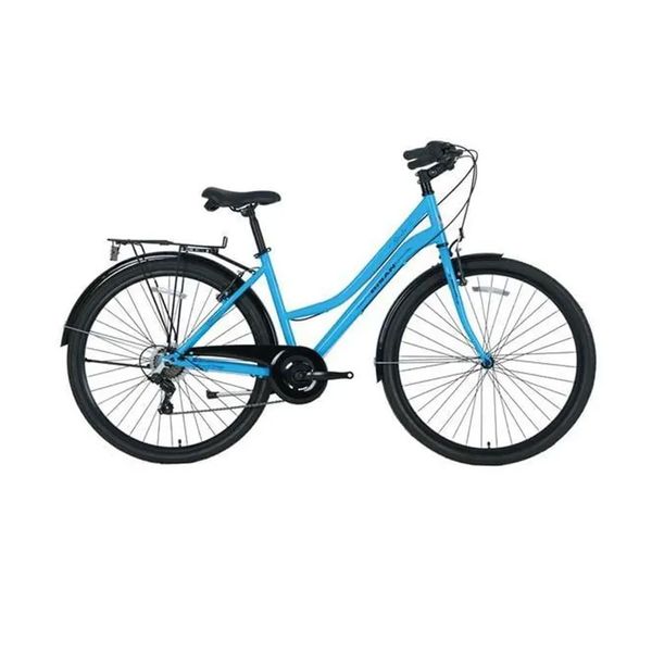 Bisan Smile Mavi Siyah 44 cm V 28 Jant 7 Vites Kadın Şehir Bisikleti