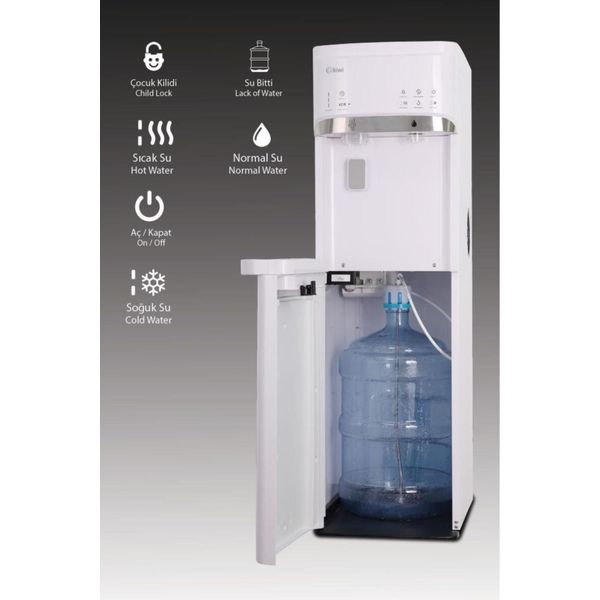 Kiwi KWP-8560 Gizli Damacanalı Su Sebili