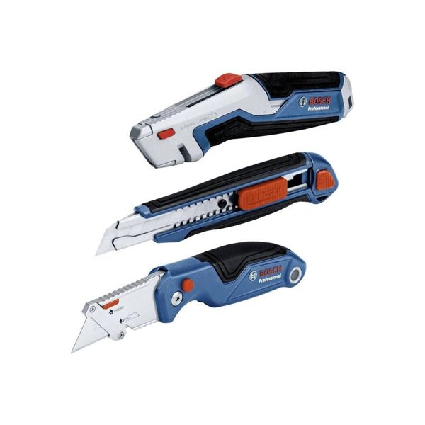 Bosch 1600A027M4 Profesyonel 3 Parça Maket Bıçağı Seti