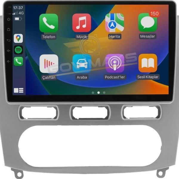Govimaks Ford Mondeo 2007-2012 Sılver Grey 4 GB RAM 64 GB Hafıza Android Multimedia Teyp