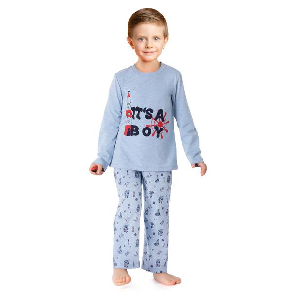Doremi Mavi Melanj Erkek Çocuk Pijama Takımı