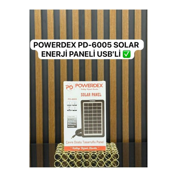 Powerdex PD-6005 9V 3.5W mAh Güneş Paneli