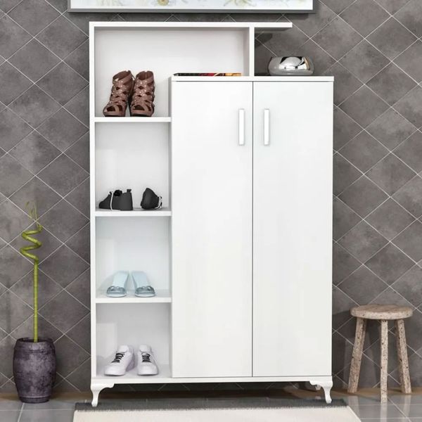 Decorotika Sanat Çok Amaçlı Beyaz Dolap
