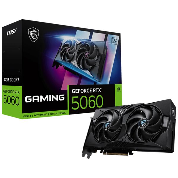 MSI GeForce RTX 5060 Gaming OC 8GB GDDR7 Ekran Kartı