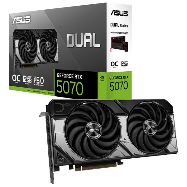 Asus Dual GeForce RTX 5070 OC DUAL-RTX5070-O12G 12GB GDDR7 Ekran Kartı