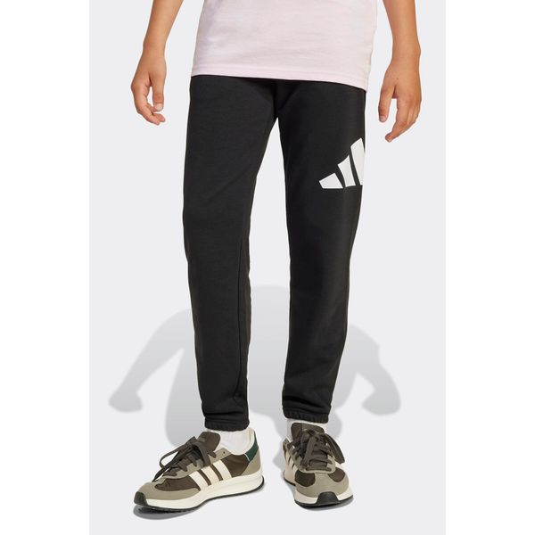 Adidas JD2090 Siyah Beli Lastikli Regular Fit Bağcıklı Erkek Çocuk Eşofman Alt