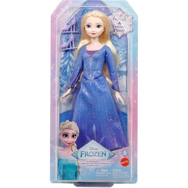 Disney JBG53 Karlar Ülkesi Buz Pateni Temalı Elsa Bebek
