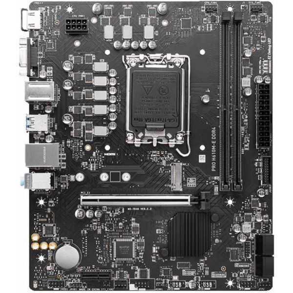 MSI Pro H610M-E Intel LGA1700 DDR5 Micro ATX Anakart