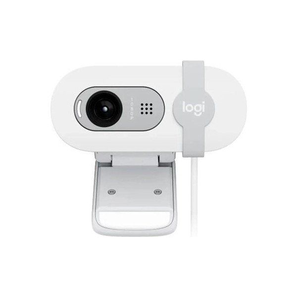 Logitech 960-001617 V-U0072 Brio 100 Gizlilik Kapaklı 1080P Webcam Beyaz Mikrofonlu Full HD Web Kamerası