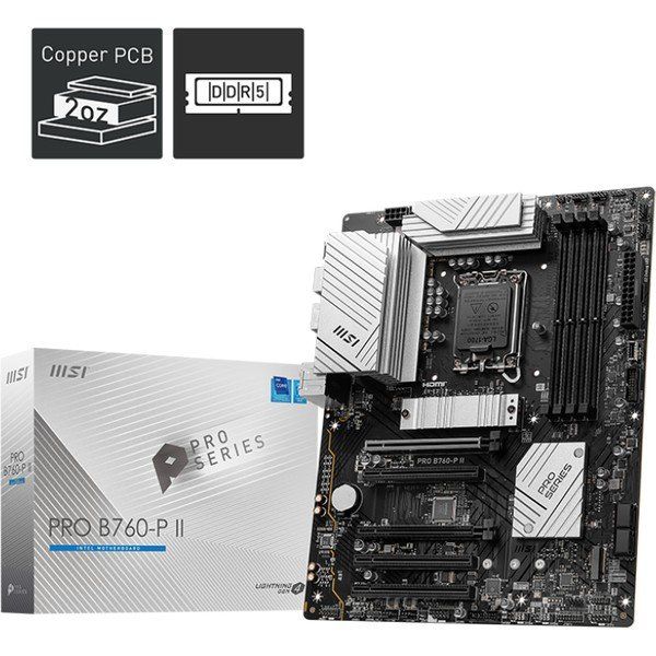 MSI PRO B760-P II Intel LGA1700 DDR5 ATX Anakart