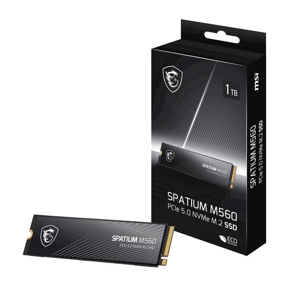 MSI Spatium M560 PCI-Express 5.0 M.2 1 TB SSD