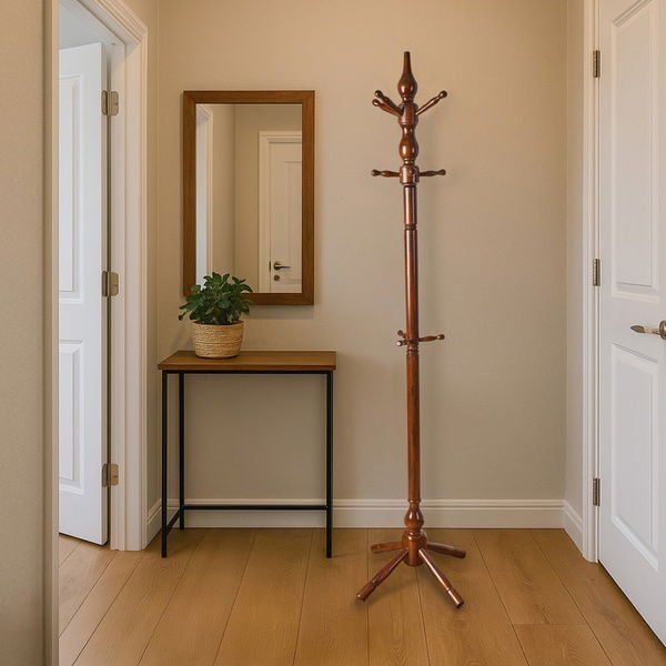 Just Home 174 cm Ceviz Tornalı Askılık