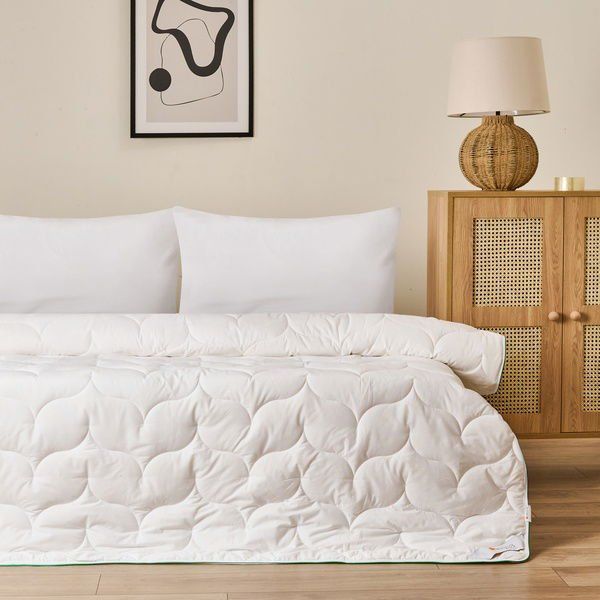 Evidea Soft 155x215 cm Beyaz Tek Kişilik Bambu Yorgan