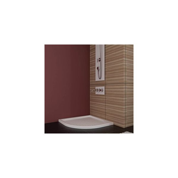 Sırduş 80x80x6 cm Oval Flat Duş Teknesi