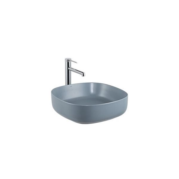 Lena E-W1203MM Mat Mavi Tezgahüstü Lavabo