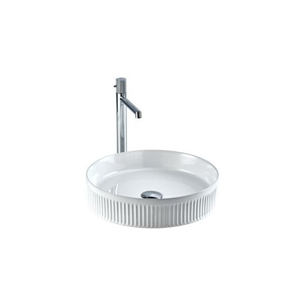 Lena EY-4701 Beyaz Tezgah Üstü Lavabo