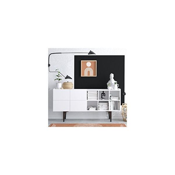 Decormet Alpha DEC0002 150x40x75 cm Beyaz Konsol