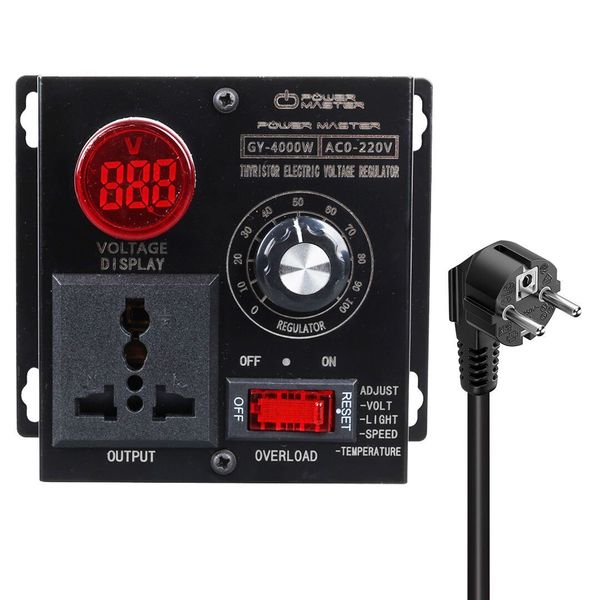 Powermaster PM-21013 10-100V AC 4000W 15A Voltaj Regülatör