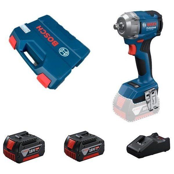 Bosch GDS 18V-350 2x5 Ah Akülü Somun Sıkma Makinesi