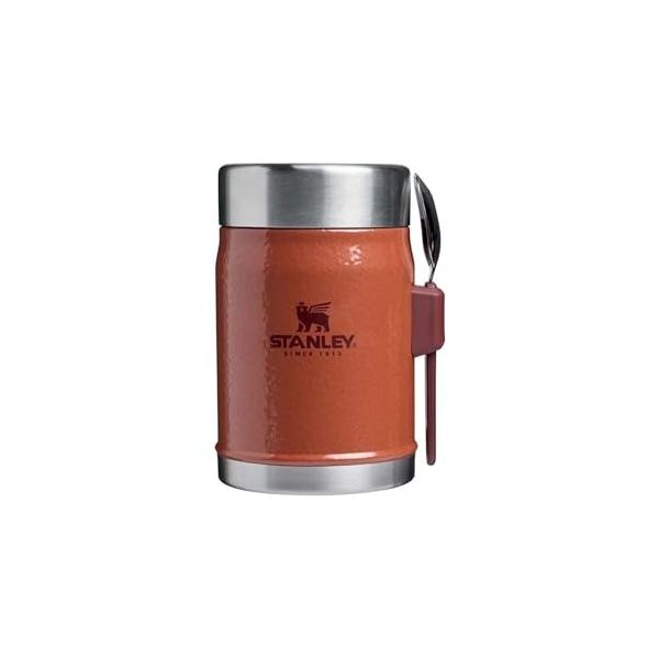 Stanley 0.40 lt Hammertone Clay Klasik Kaşıklı Paslanmaz Çelik Yemek Termosu