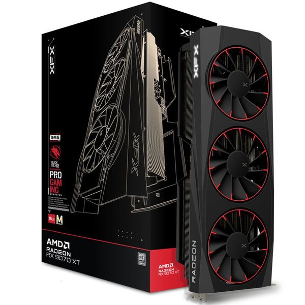 XFX Quicksilver Radeon RX 9070 XT Magnetic Air RX-97TMAQKB9 16GB GDDR6 Ekran Kartı