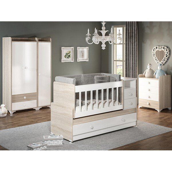 Patiko SW 704A Büyüyebilen Sonomo Kahverengi Bebek Odası Takımı
