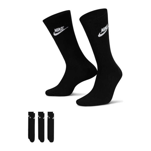 Nike DX5025-010 U Nk Nsw Everyday Essential Cr Unisex Siyah Günlük Stil Çorap