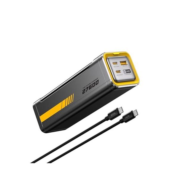 Aohi Starship 27.600 mAh 240w Pd3.1 Akıllı Dijital Göstergeli Siyah Powerbank
