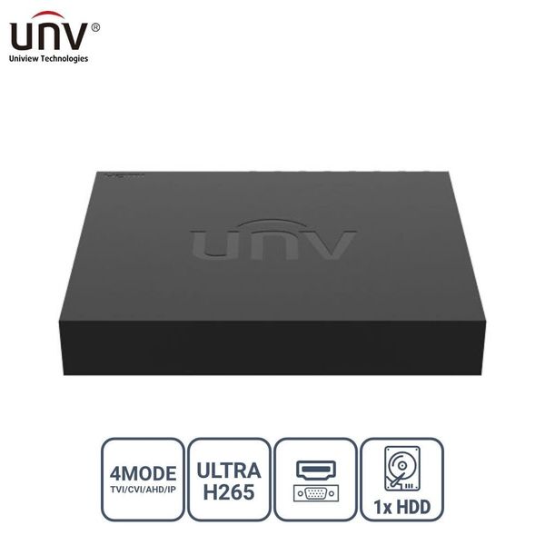 Uniview XVR301-16F 16 Kanal 1xHDD H65+ Hibrit DVR Kayıt Cihazı
