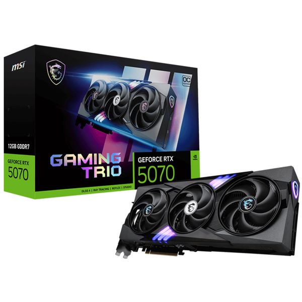 MSI GeForce RTX 5070 12G Gaming Trio OC 12GB GDDR7 Ekran Kartı