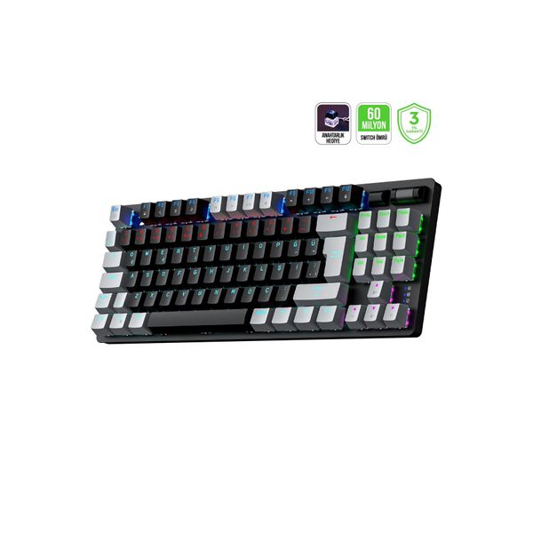 Gamepower Eva 5 60M Mekanik Red Switch Kablolu Oyuncu Klavye
