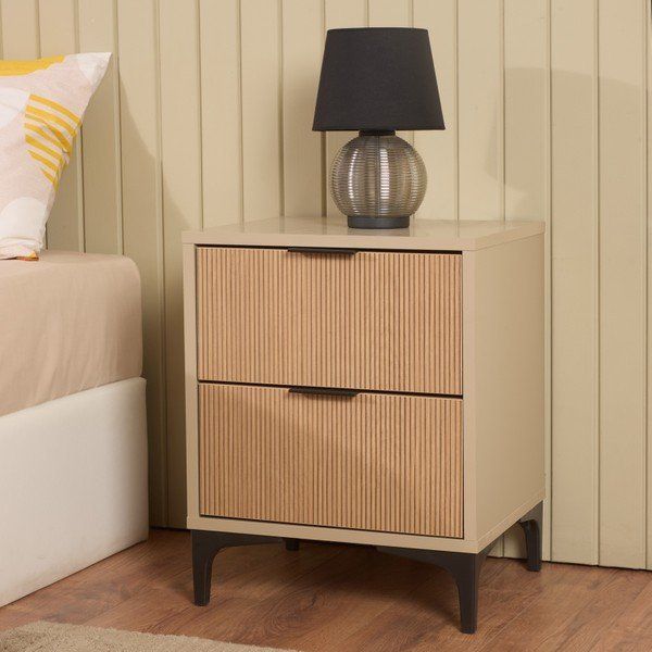Just Home Prestige Vizon Yunus 45 cm 2 Çekmeceli Komodin