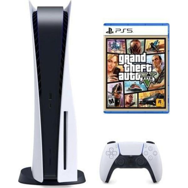 Sony Playstation 5 Oyun Konsolu+GTA V 5 PS5 Oyun