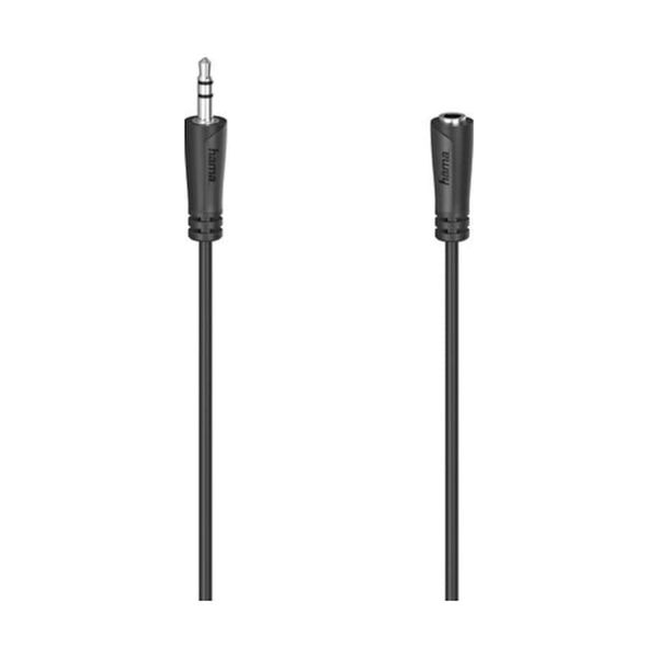 Hama HM.205120 3.5 mm Soket 3 m Stereo Siyah Ses Kablosu