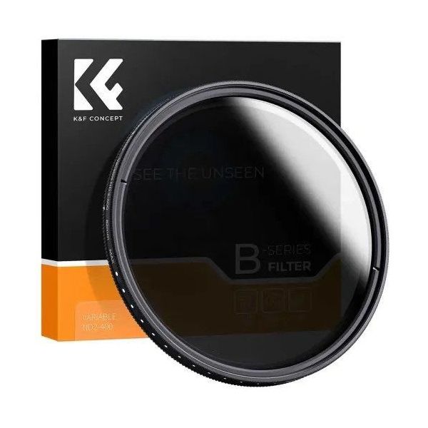 K&F Concept B-Series ND2-ND400 82 mm 1 ile 9 Stop ND Filtre