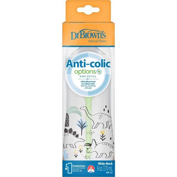Dr. Browns 270 ml Geniş Ağız PP Antikolik Options Erkek Biberon