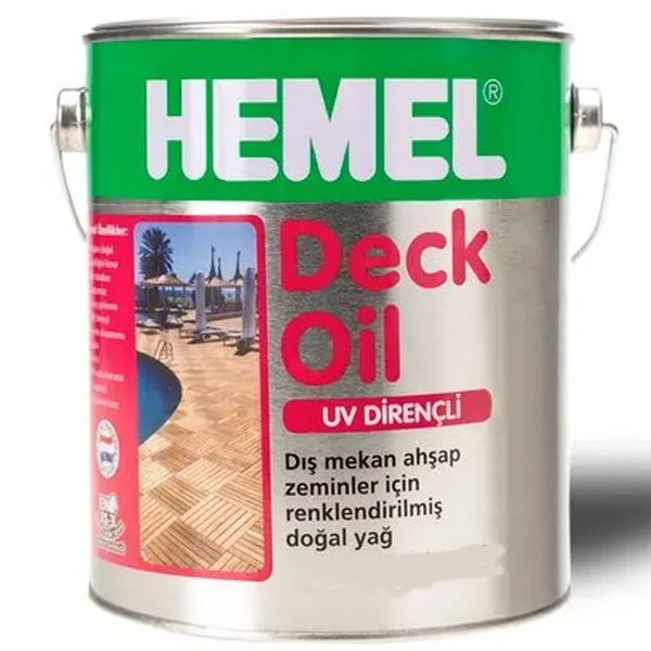 Hemel Deck Oil Teak 15 lt Ahşap Boyası