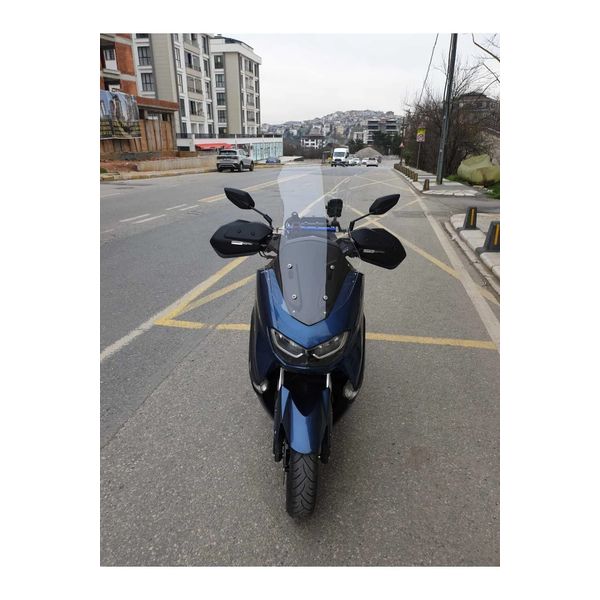 Motocam Yamaha Nmax 2021-2024 Model 72 cm Şeffaf Renkli 4 mm Uzun Ön Cam