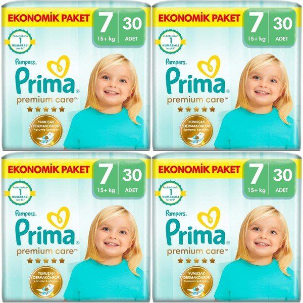 Prima Premium Care No:7 XXLarge 120 Adet Bebek Bezi