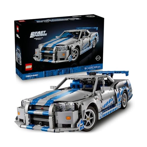 Lego Technic 42210 Fast and Furious Nissan Skyline GT-R R34 Araba