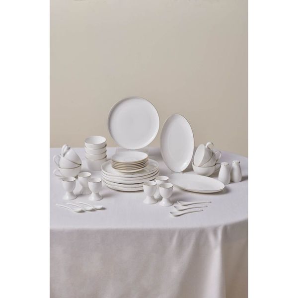 Karaca Elegance Bone Favaro 38 Parça 6 Kişilik Gold Kahvaltı Takımı