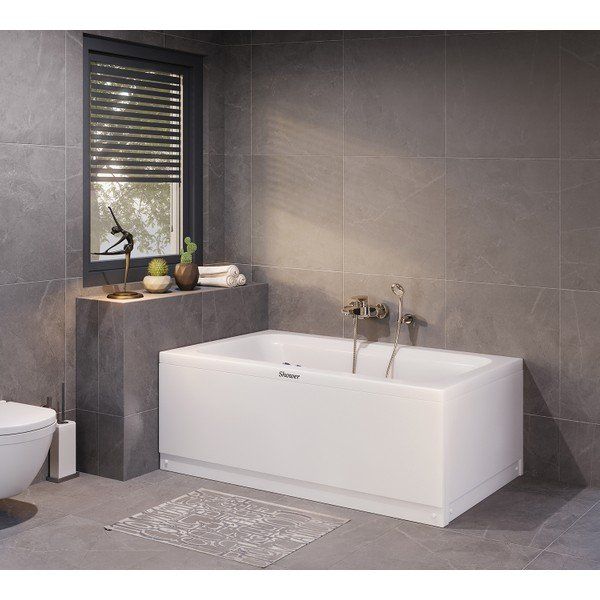 Shower Artmına Düz 70x130 cm Küvet