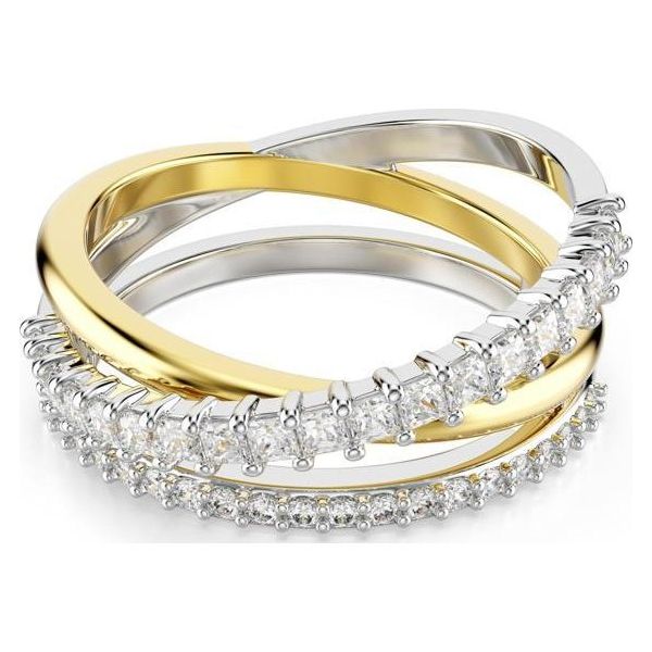 Swarovski 5714161 Re Hyperbola Ring 3 Band White-Mix 52 Yüzük