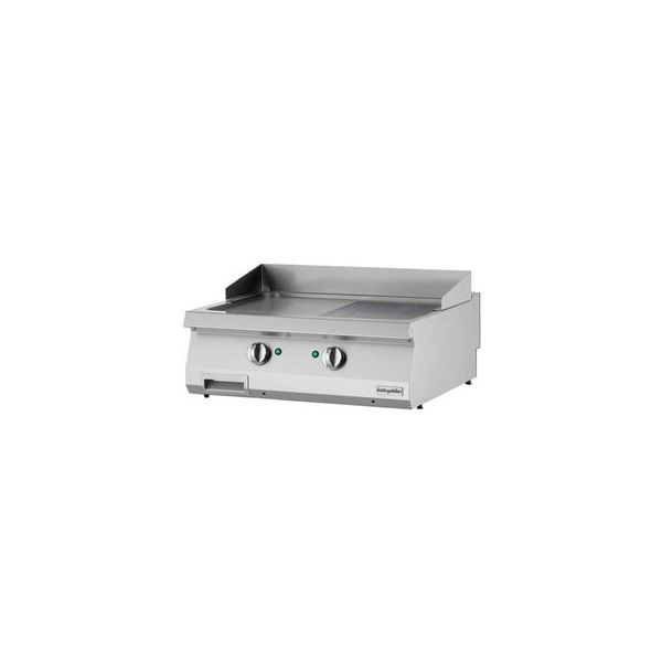 Öztiryakiler OGE 8070 1/2 N Yarı Oluklu Plate 80x70 cm Elektrikli Grill