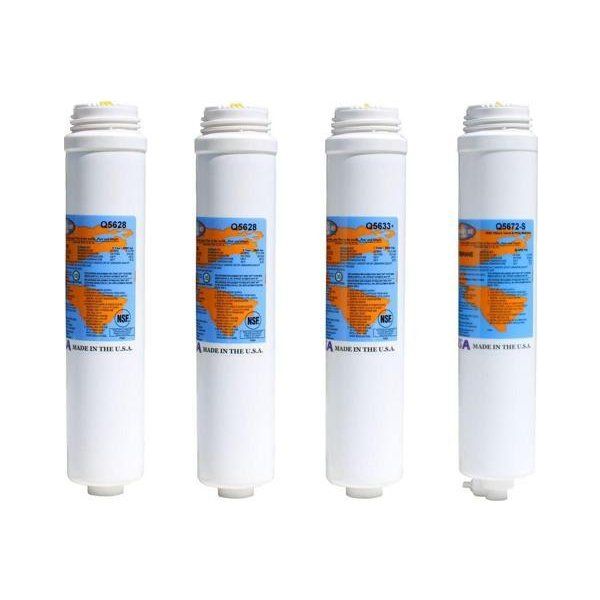 Omnipure Q Serisi Membrane Su Arıtma Cihazları için 4'lü Filtre Seti