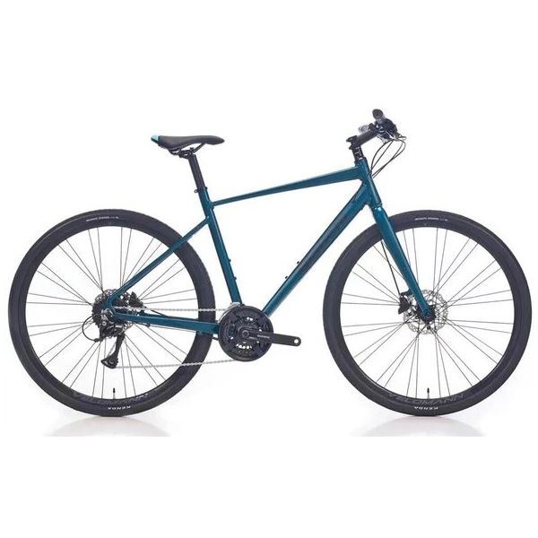 Bianchi Nirone 7 Disc 470H HD 28 Jant 24 Vites Flatbar Acera ATD500 Dark Turquoise Dark Graphite Erkek Şehir Bisikleti