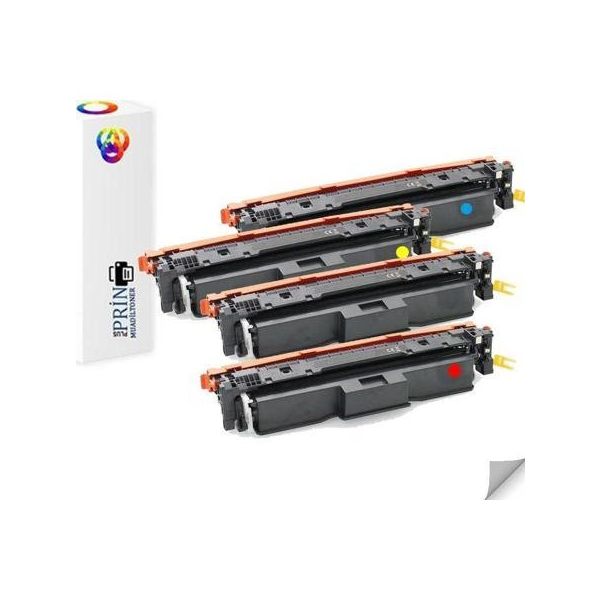 Canon CRG-069H I-Sensys MF754CDW 4 Renk Chipsiz Muadil Toner Takım